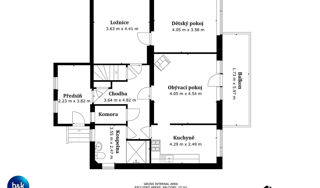 Pronájem domu 106 m² s pozemkem 2 655 m², Zbečno – náhled fotky 2