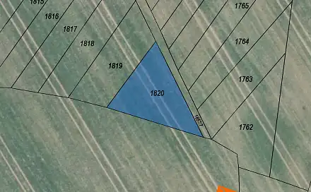 Prodej pole 351 m², Tlumačov, okres Zlín