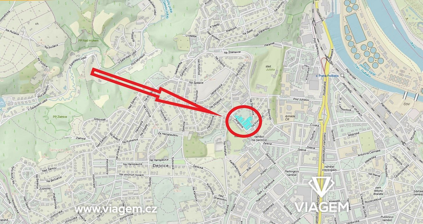 Prodej pozemku 305 m²