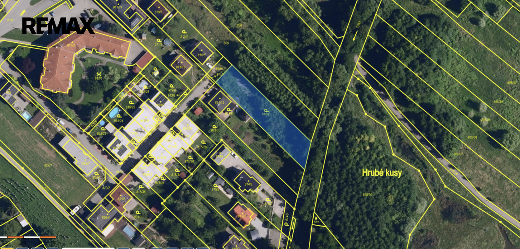 Prodej stavebního pozemku 1 072 m² – fotografie 2