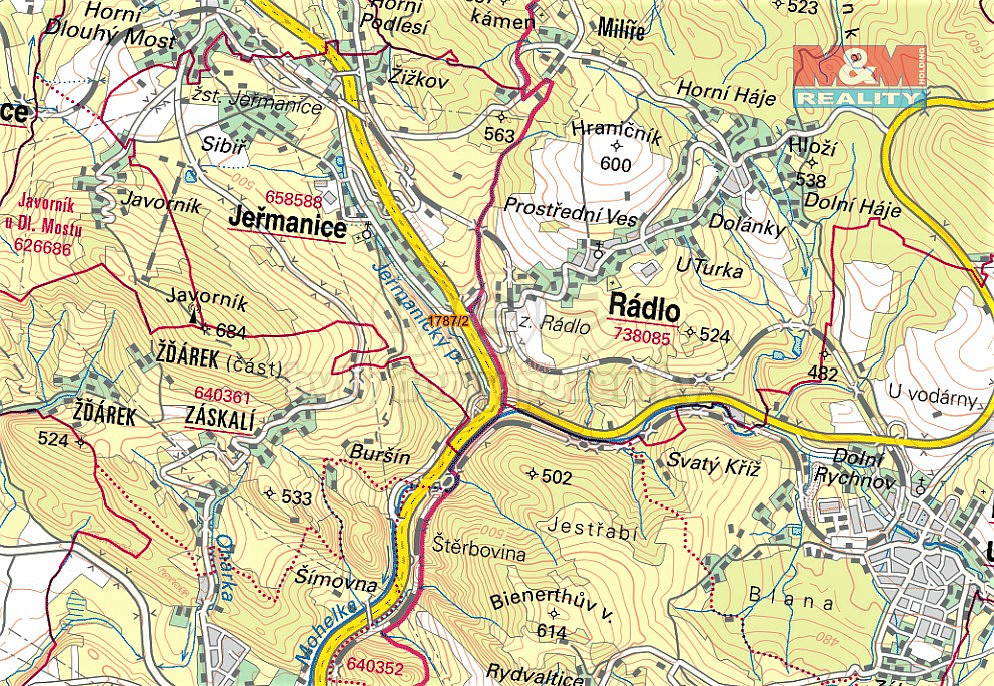 Prodej louky 1 985 m² – pohled 2