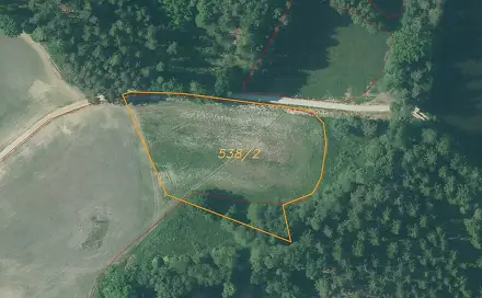 Dražba louky 6 528 m², Pístina