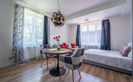 Pronájem bytu 1+kk 33 m², Na Jezerce, Praha 4 - Nusle
