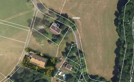 Prodej zahrady 1 287 m², Mírová pod Kozákovem - Prackov, okres Semily