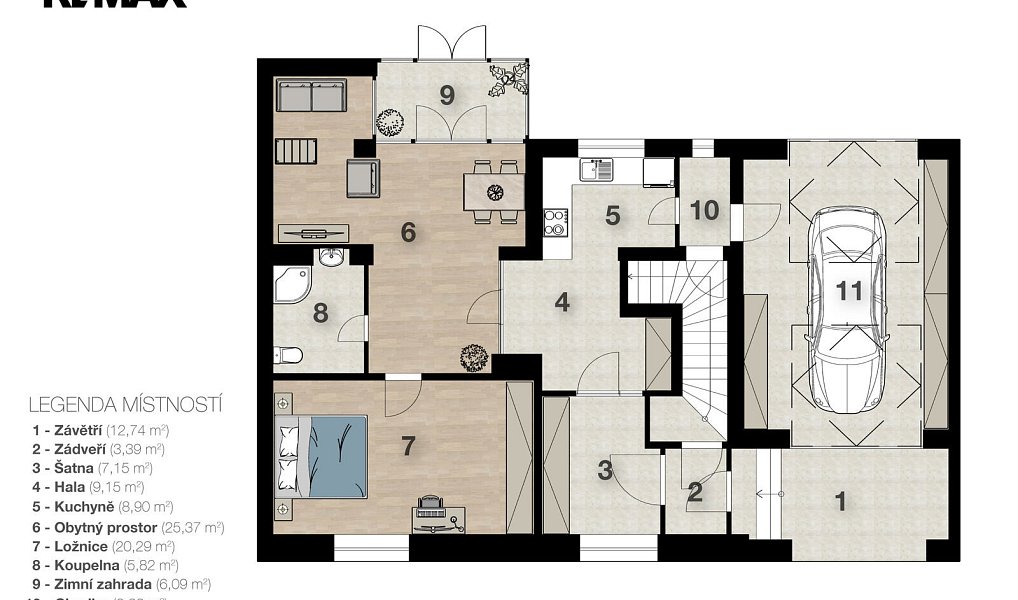 Pronájem bytu 2+kk 85 m², Praha – náhled fotky 3