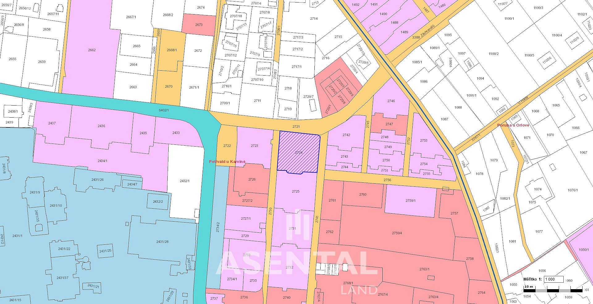 Prodej komerčního pozemku 1 164 m² – fotografie 3