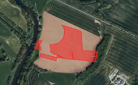 Prodej pole 12 532 m², Dříteč, okres Pardubice