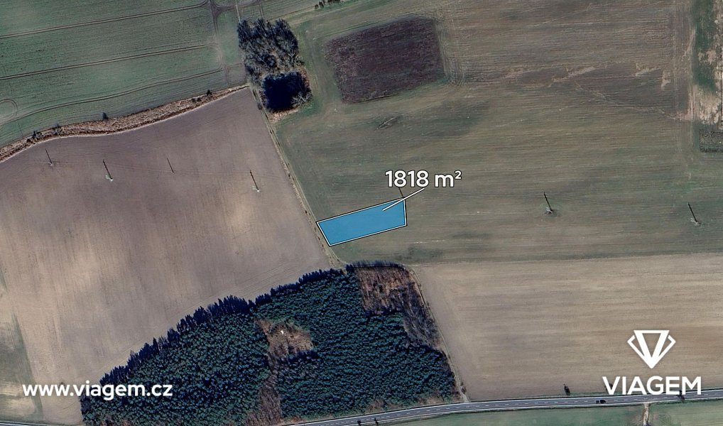 Prodej pole 454 m², Konárovice – náhled fotky 2