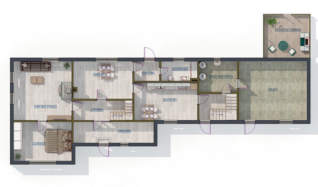 Prodej domu 206 m² s pozemkem 1 607 m², Újezdec – náhled fotky 23
