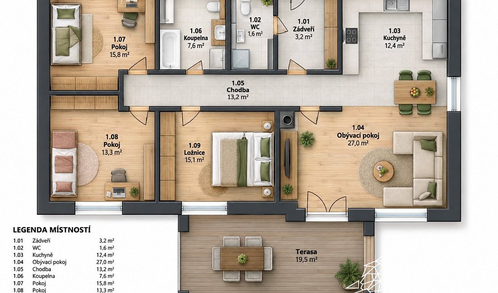 Prodej domu 93 m² s pozemkem 1 328 m², Vratimov – náhled fotky 28