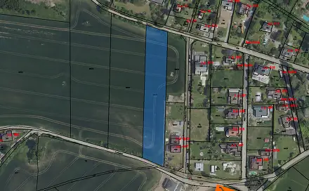 Prodej pole 2 552 m², Pyšely, okres Benešov