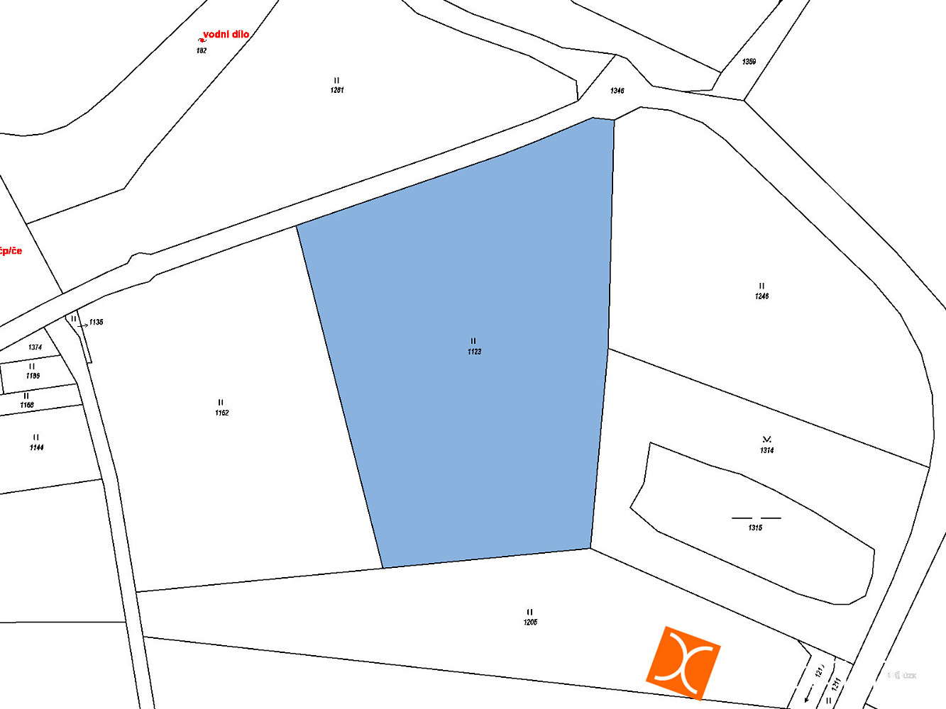 Prodej pole 860 m² — photo 2