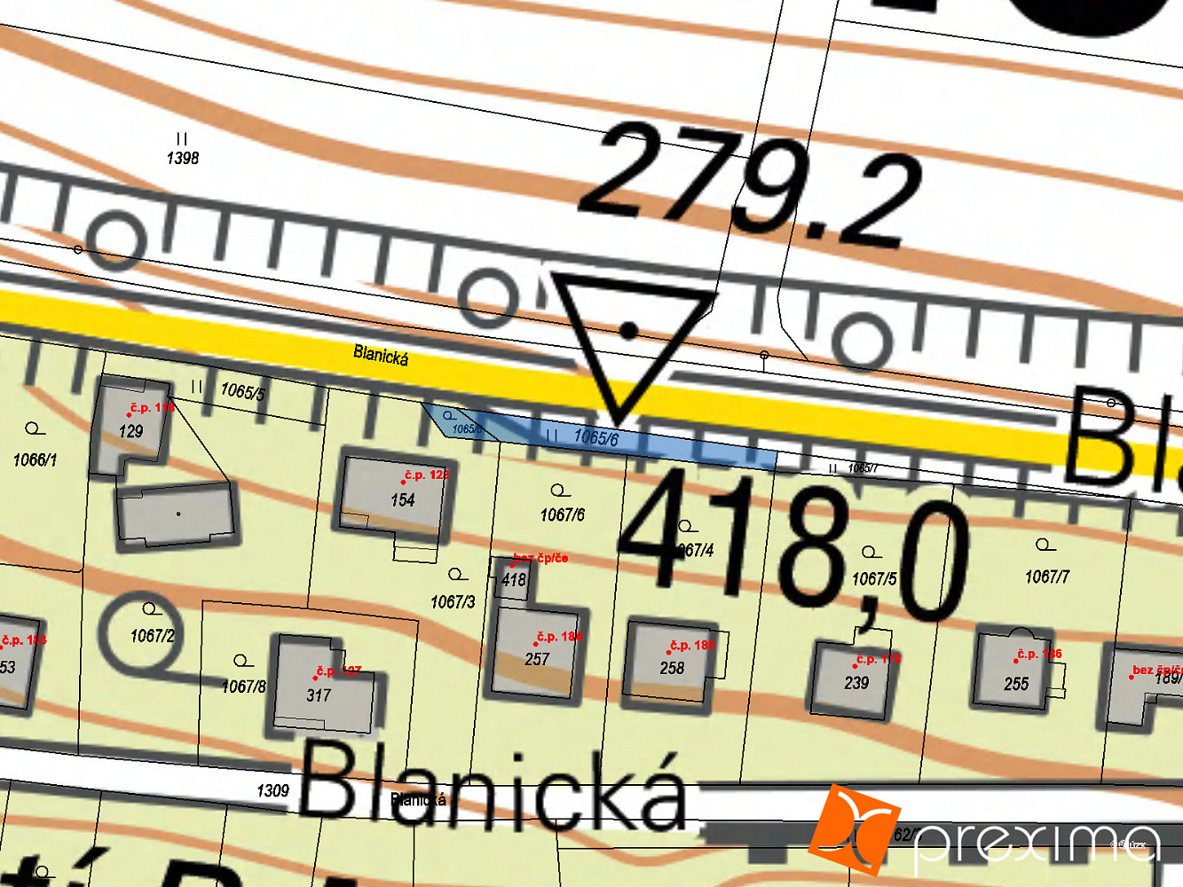 Prodej pozemku 72 m² – fotografie 3