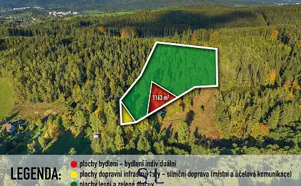Prodej stavebního pozemku 15 816 m², Dlouhý Most, okres Liberec