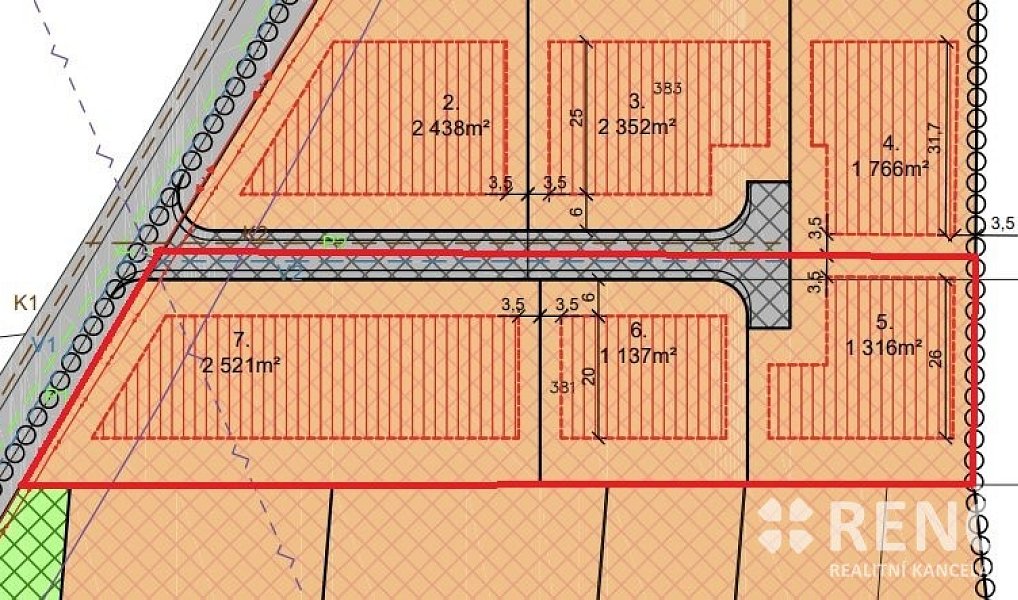 Prodej stavebního pozemku 5 323 m², Terezín – náhled fotky 10