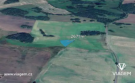 Prodej pole 1 335 m², Bratronice, okres Strakonice