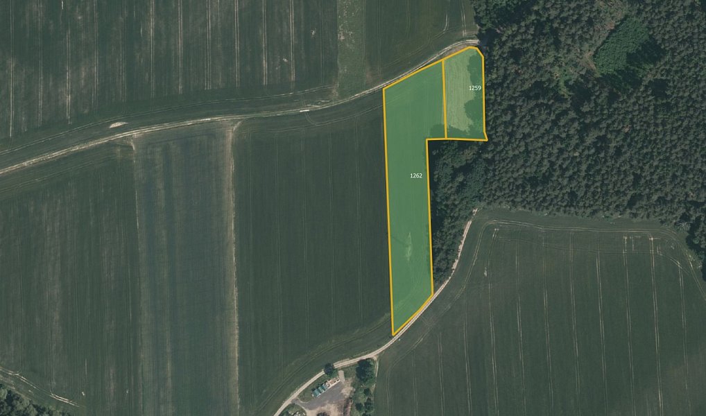 Prodej pole 25 103 m², Myslkovice – fotka 1 z 6