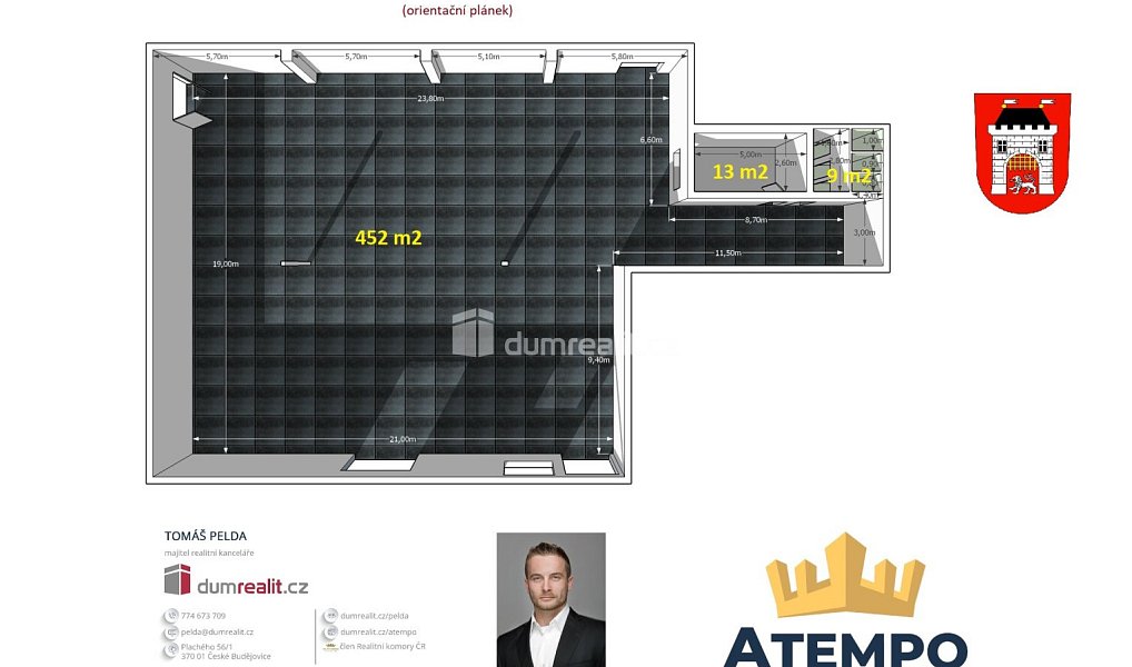 Pronájem skladovacích prostor 474 m², Vimperk – náhled fotky 2