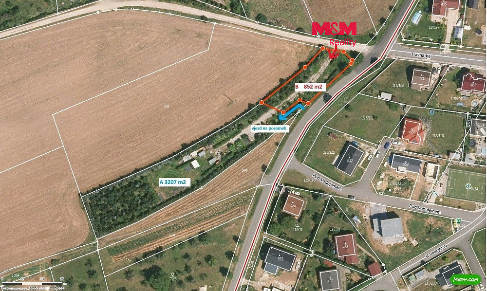 Prodej stavebního pozemku 4 059 m²