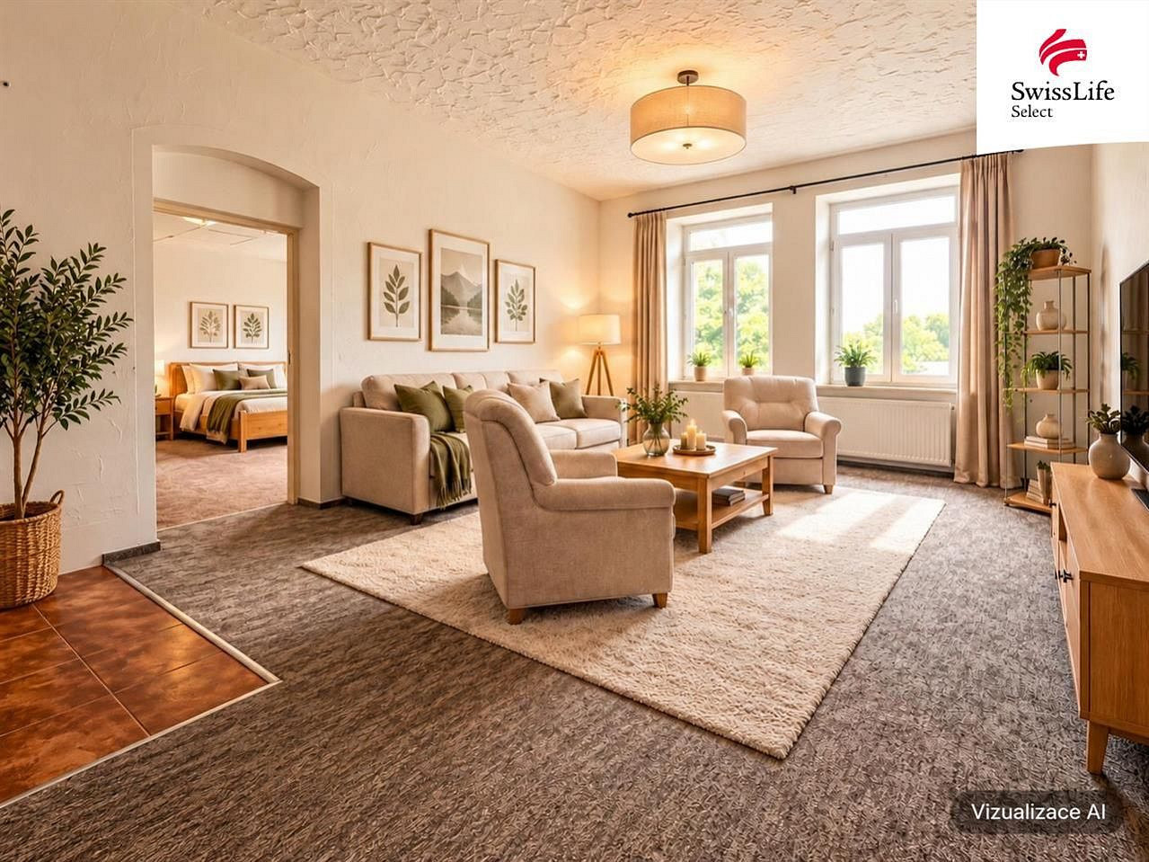 Pronájem bytu 2+1 87 m²