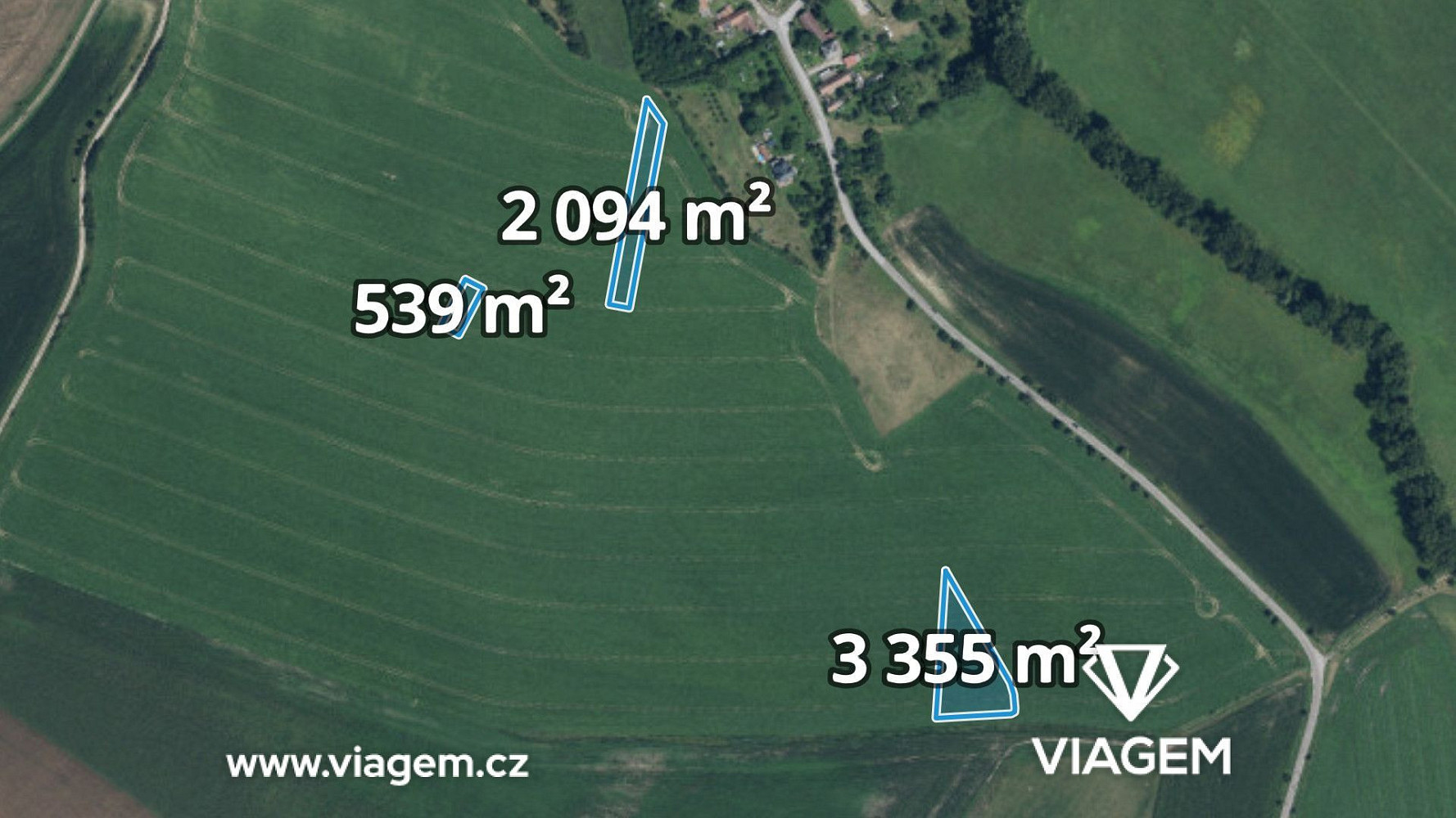 Prodej pole 2 029 m²