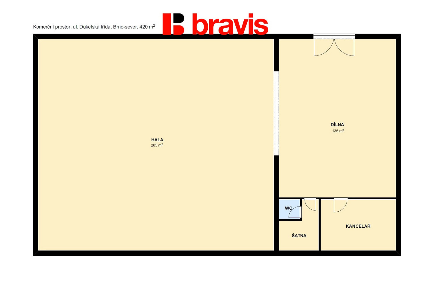 Pronájem skladovacích prostor 410 m² — photo 3