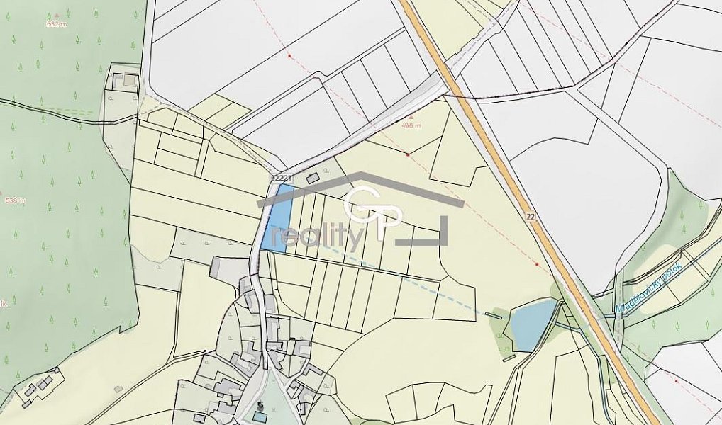 Prodej stavebního pozemku 2 629 m², Cehnice – náhled fotky 2