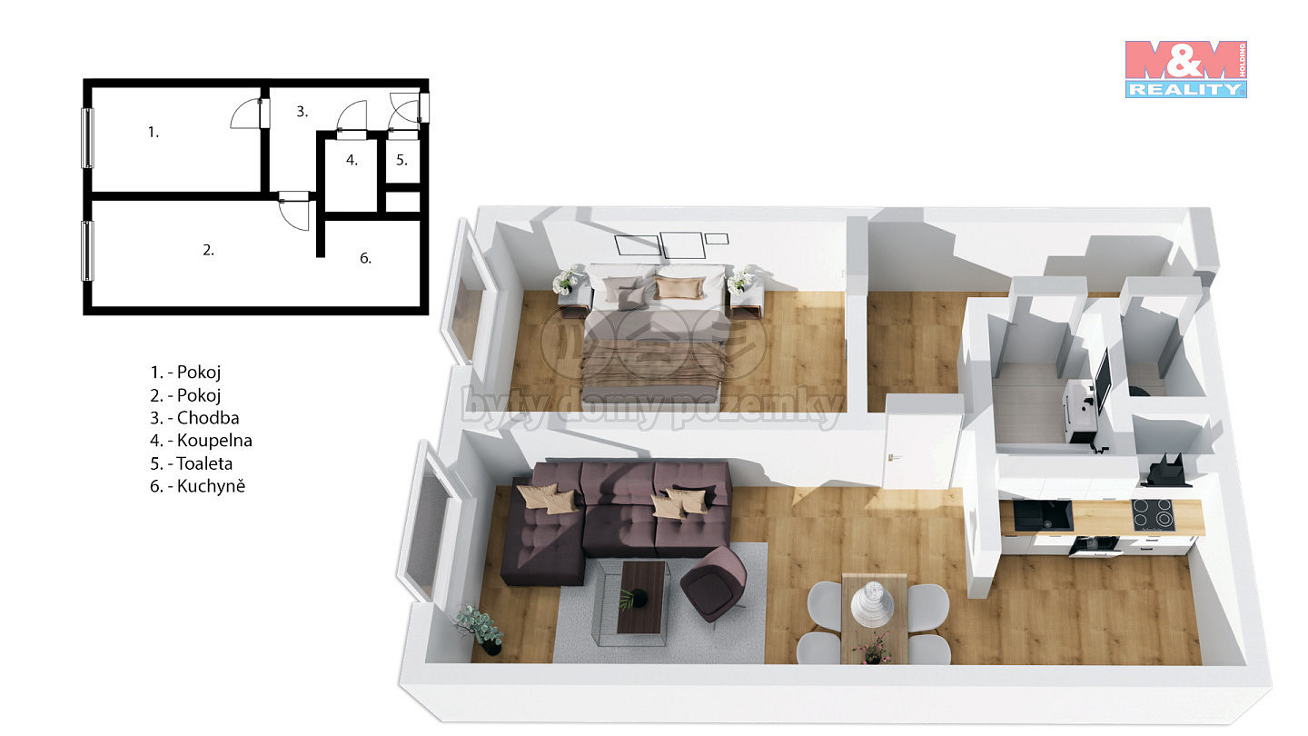 Prodej bytu 2+kk 47 m² — photo 4