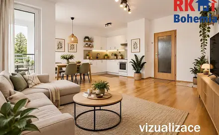 Pronájem bytu 2+kk 55 m²