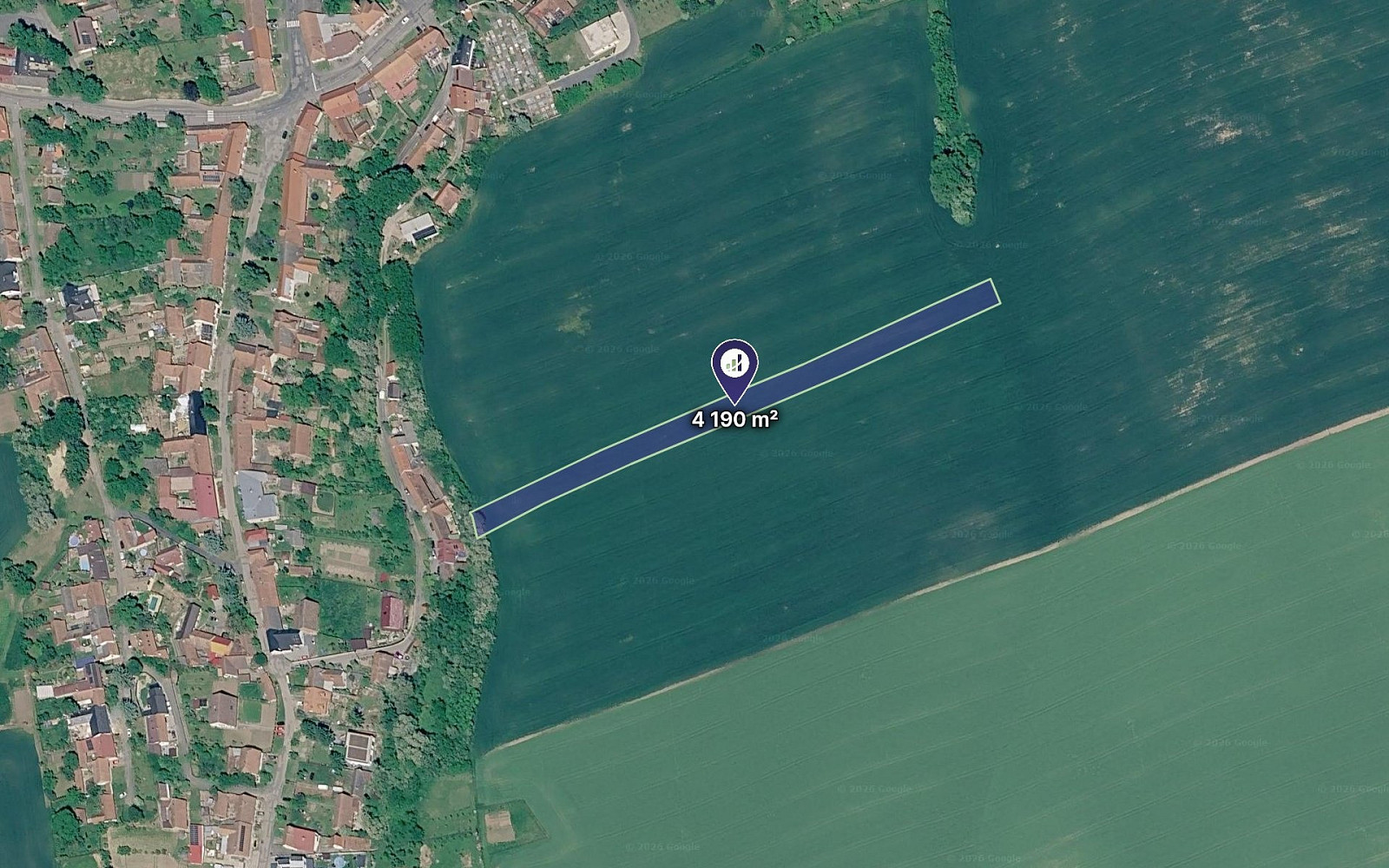 Prodej pole 4 190 m²