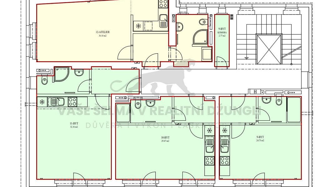 Pronájem bytu 1+kk 32 m², Jáchymov – náhled fotky 18
