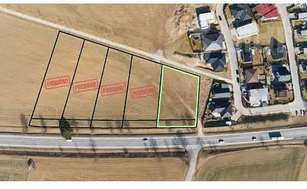 Prodej stavebního pozemku 2 109 m², Jihlava