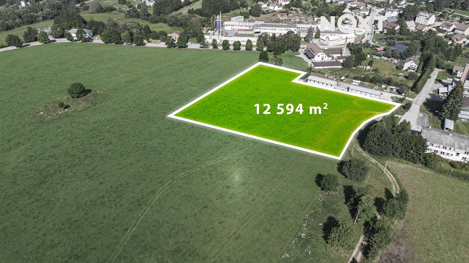 Prodej komerčního pozemku 12 594 m² – pohled 6