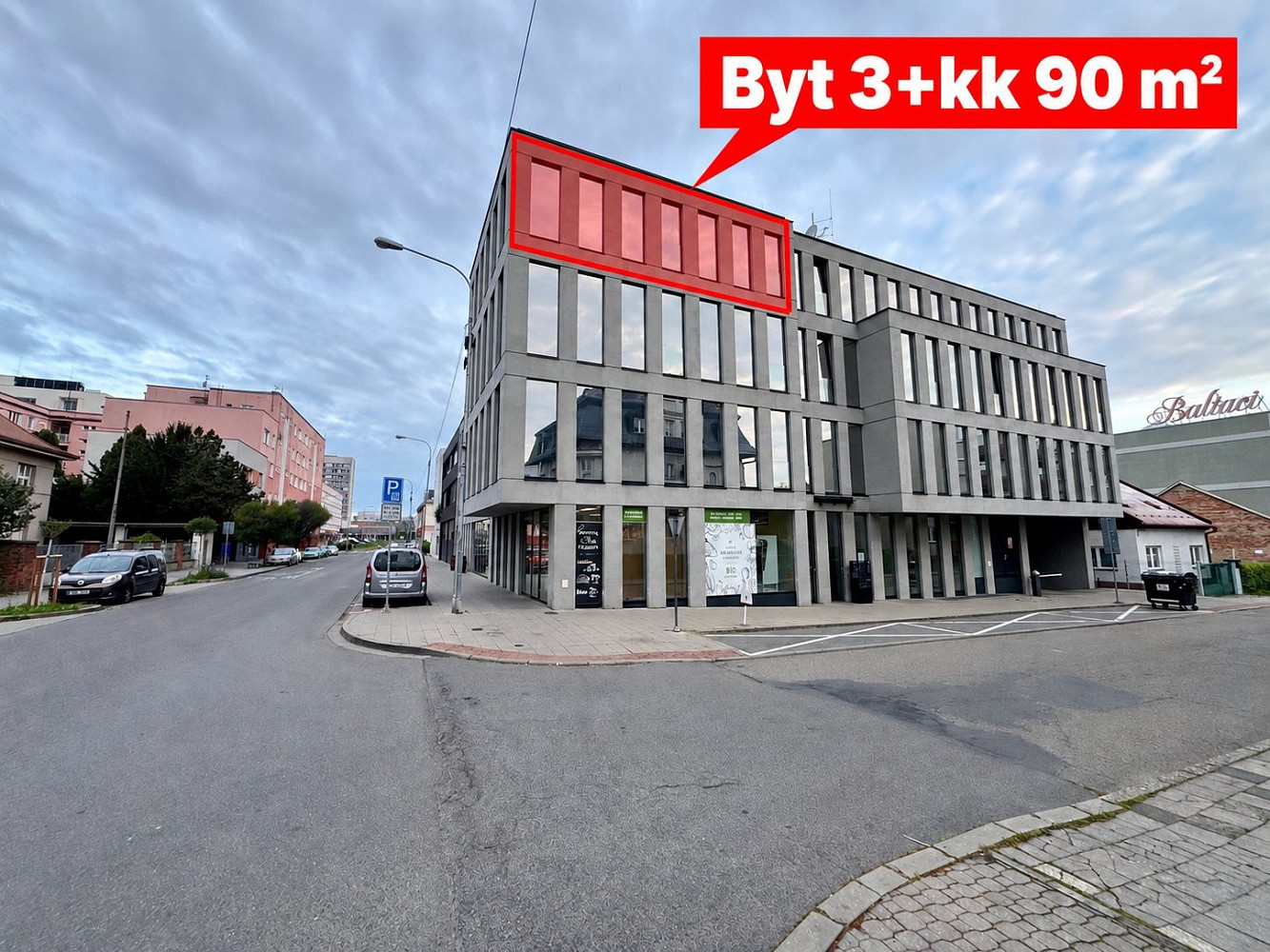 Pronájem bytu 3+kk 90 m²