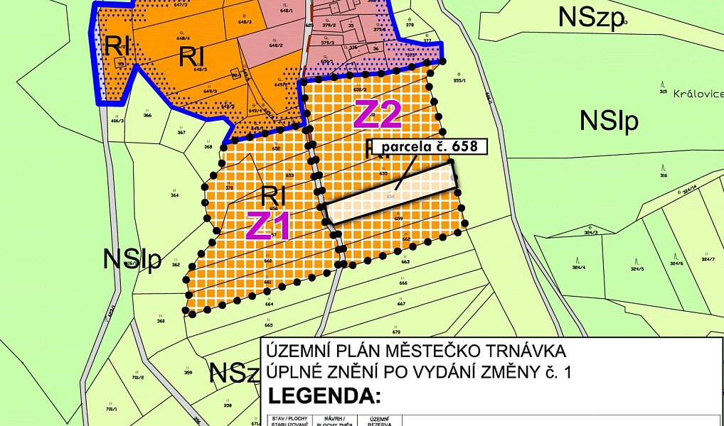 Prodej stavebního pozemku 1 327 m², Městečko Trnávka – náhled fotky 3