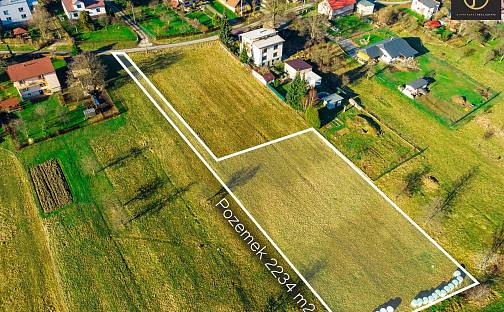 Prodej stavebního pozemku 2 234 m², Milíkov, okres Frýdek-Místek