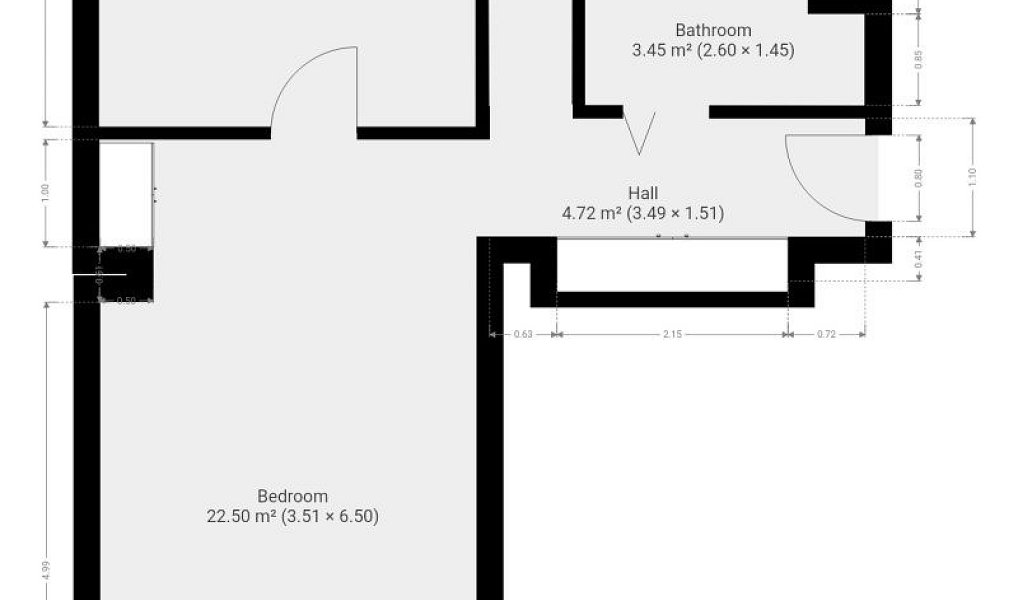 Pronájem bytu 2+1 53 m², Praha – náhled fotky 12