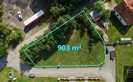 Prodej stavebního pozemku 903 m², Borotín, okres Tábor