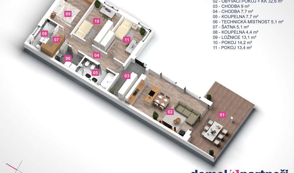 Prodej domu 112 m² s pozemkem 779 m², Vladislav – náhled fotky 26