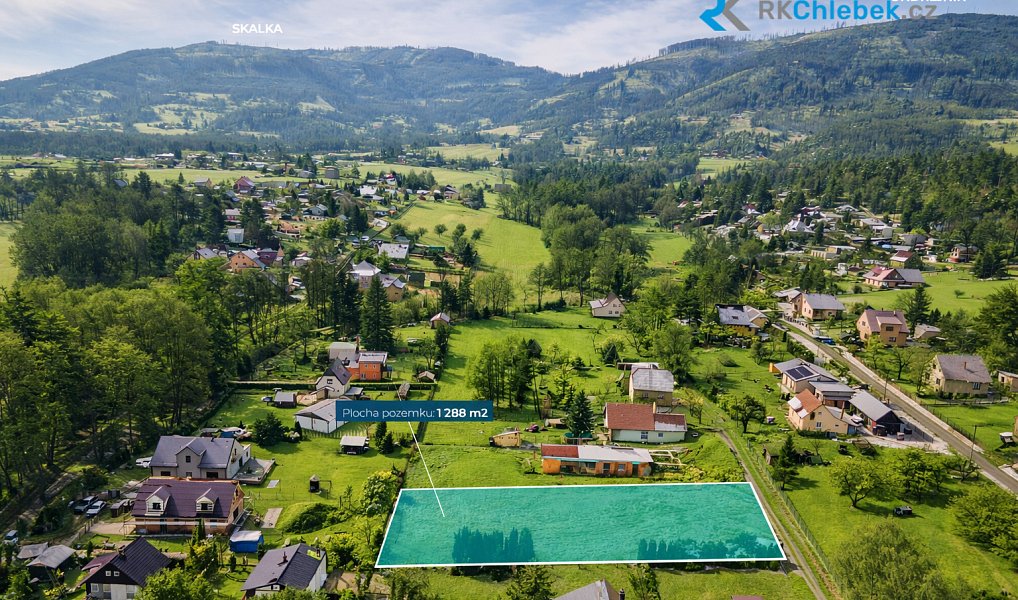 Prodej stavebního pozemku 1 288 m², Frýdlant nad Ostravicí – náhled fotky 2