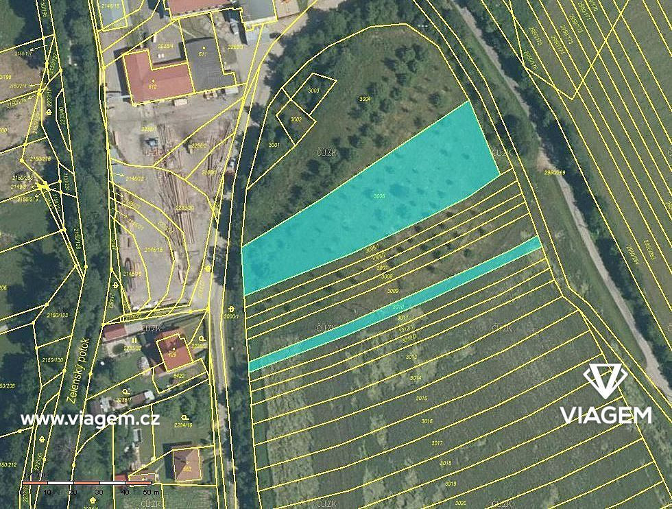 Prodej pole 206 m² – pohled 2
