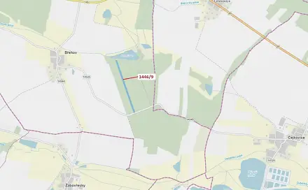 Dražba lesa 19 879 m², Břehov