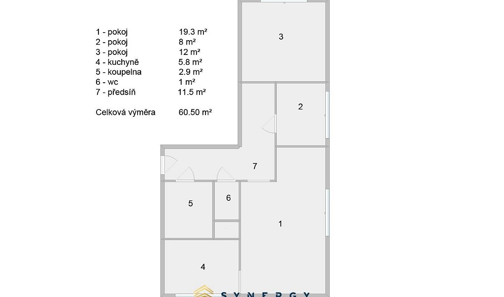Prodej bytu 3+1 60 m², Česká Lípa – náhled fotky 4