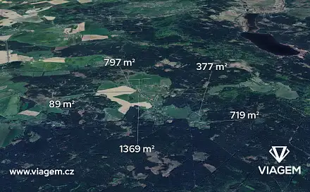 Prodej pole 593 m², Míšov, okres Plzeň-Jih