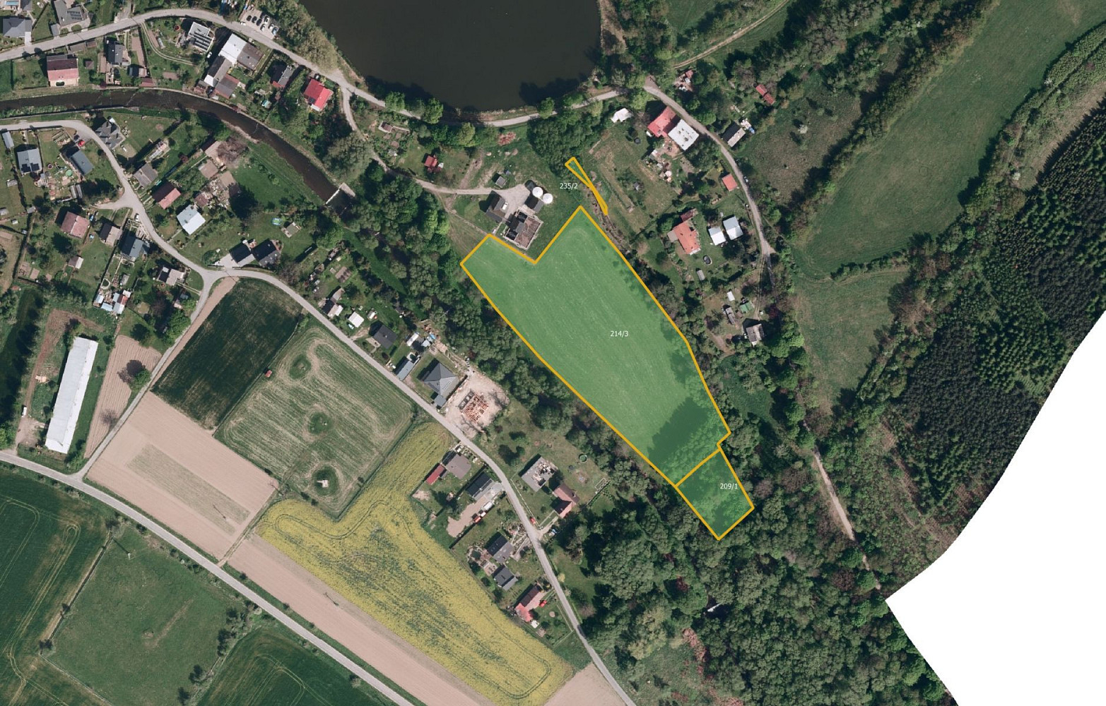 Prodej pole 14 764 m²