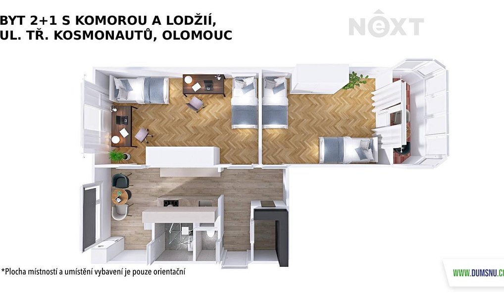 Prodej bytu 2+1 60 m², Olomouc – náhled fotky 3