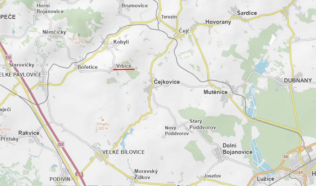 Prodej pole 13 937 m², Vrbice – náhled fotky 5