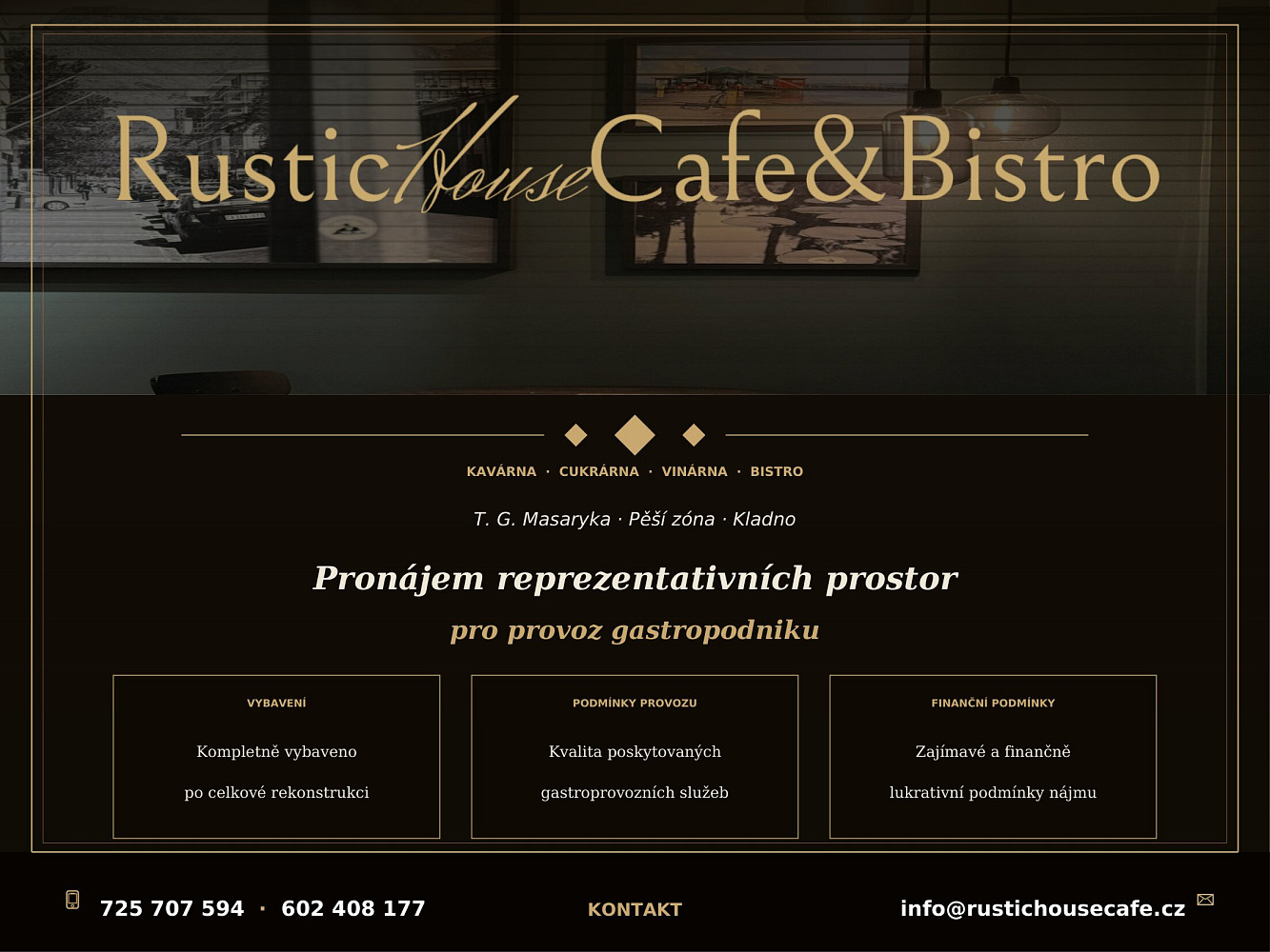 Pronájem restaurace 200 m²