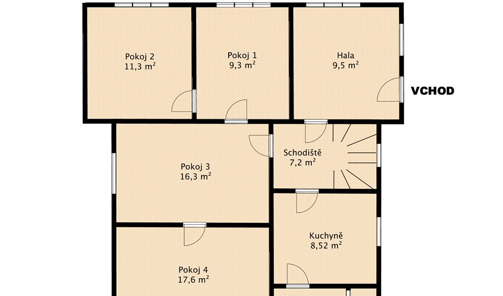 Prodej domu 120 m² s pozemkem 1 332 m², Žihobce – náhled fotky 17