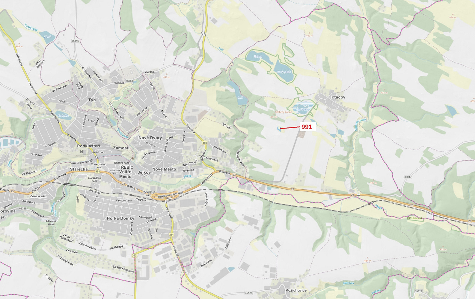 Dražba lesa 2 183 m²
